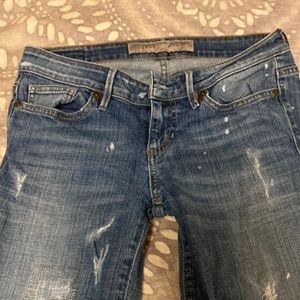 Blue/faded Guess jeans boot cut style